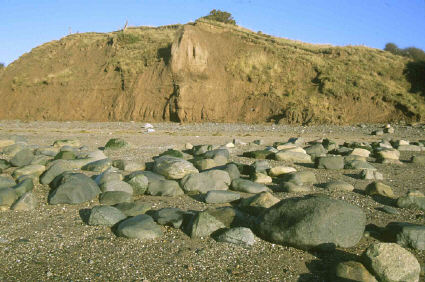 Cliff slope